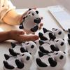Adorable 3D Gypsum Cartoon Panda Candle Holder - Handmade Scented Candlestick Long-lasting Fragrance Ambience Decor Gift