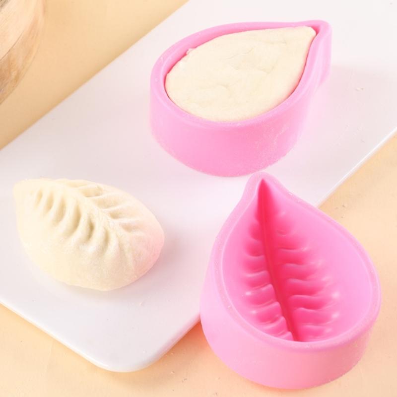 4 Pezzi Timbro per Panini del Festival di Metà Autunno - Stampo Tradizionale Cinese per Panini Pressa per Ravioli Produttore di Dim Sum Stampo in Plastica Fatto in Casa per Xiaolongbao