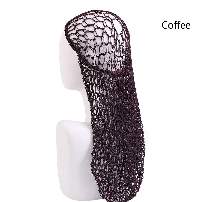 Women Hand Crochet Hair Woven Hair Net Hair Cap Night Sleep Cap Wig Protective