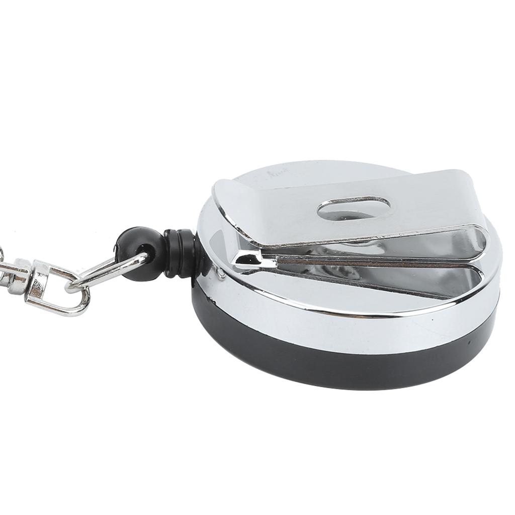 Billiards Snooker Pool Cue Chalk Holder with Belt Clip Retractable Pool Table Accessories