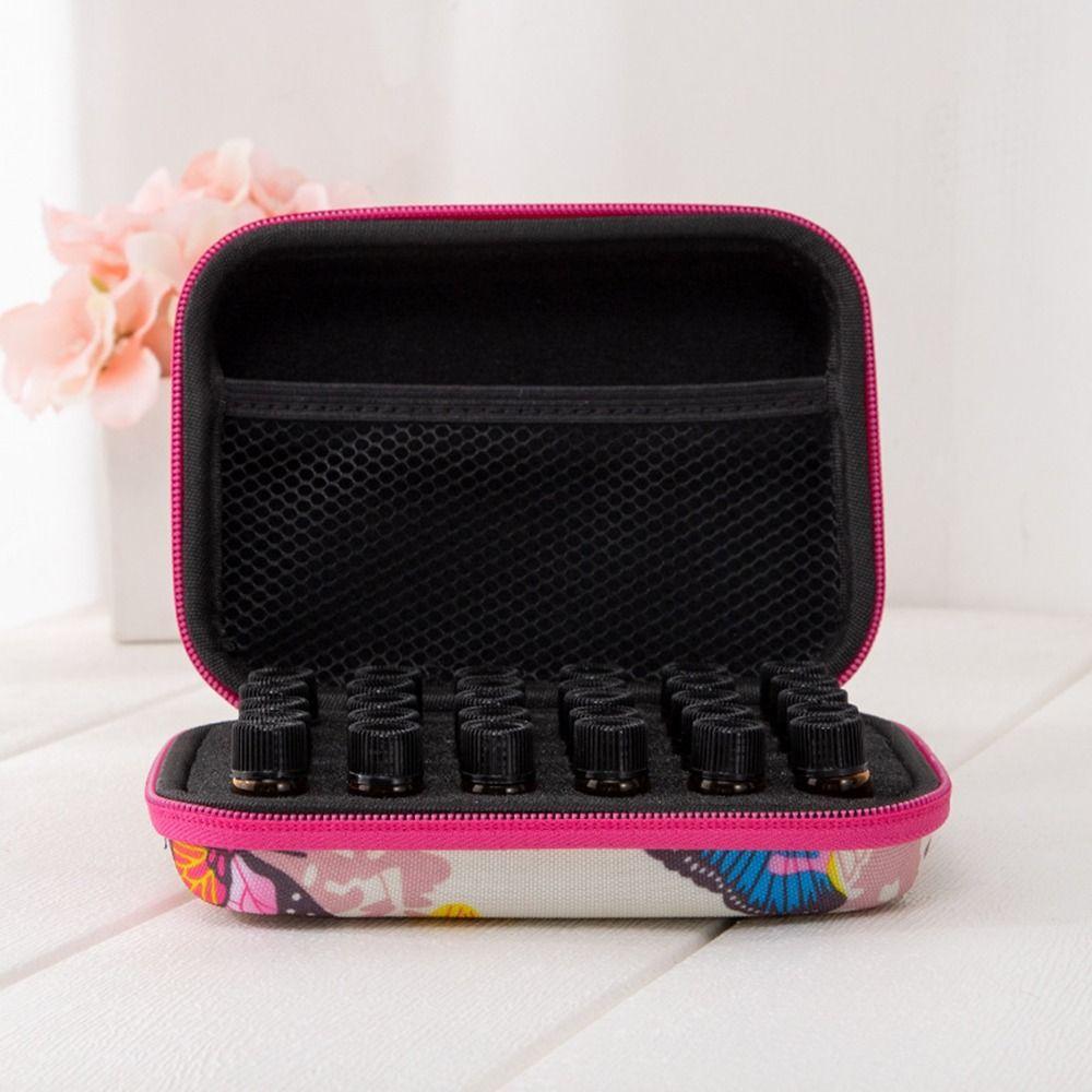 1-3ml Essential Oil Case Hard Shell Perfume Organizer New Roller Bottles Storage  Cosmetic Storage