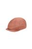 White Sands Moja Linen Newsboy Cap Brick