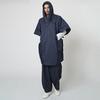 Athplatform Au32Ot08 Hoodie Poncho_Navy