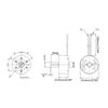 RF300 Round Mini Electric Motor Super Quiet Motor DC1.5V 3V 4.5V 5V 6V Fast Speed Motor 2mm Shaft for Solar Panel