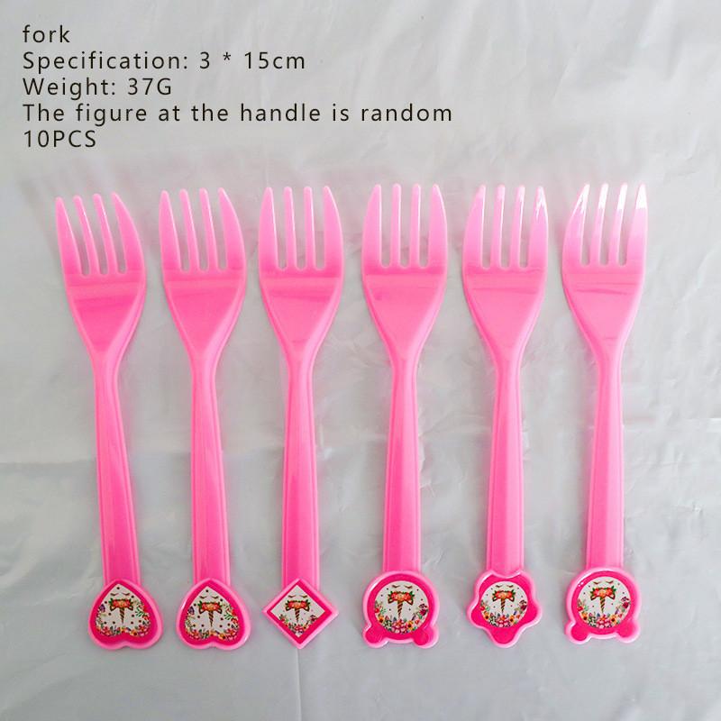 Unicorn Wreath Kids Birthday Party Supplies Tableware Plates Cup Fork Tablecloth