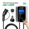 EV-Ladestation, Einstellbarer Strom, Länge 5M, 7,2KW, TYP2