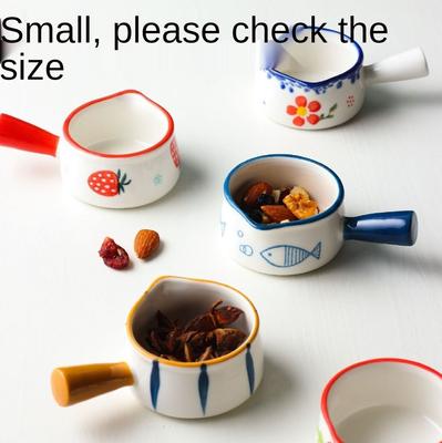 Mini Milk Cup  Jugs Ceramic Handle  Coffee Pot Pour   Pot   For Household Ware