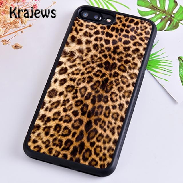 

Krajews Leopard Cheetah print Phone Case Cover For iPhone 17 Air 16 15 14 plus 11 12 13 pro max coque iPhone 11pro max