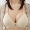 Reggiseno in Cotone Sottile Modellato con Supporto Laterale e Imbottitura Leggera per Donne di Mezza Età e Anziane