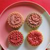 Beautiful Flower Mooncakes Mold Practical Flower Pattern Mold Convenient Flower Shaped Mooncaked Mold Treat Embosser