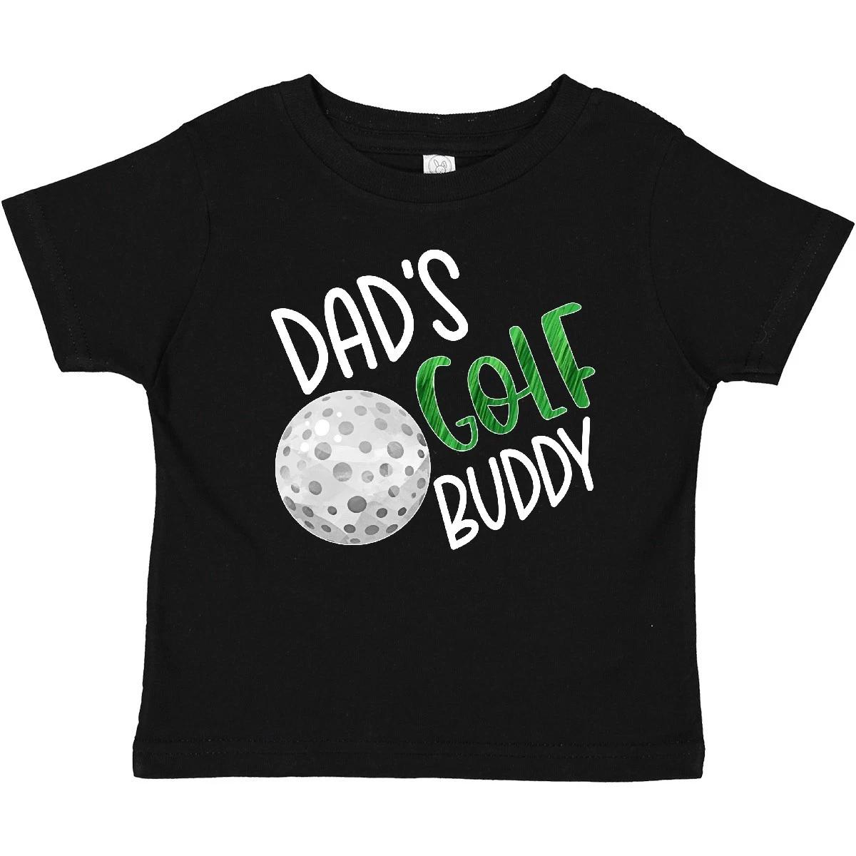 

Inktastic Dad s Golf Buddy With Golf Ball Baby T-Shirt Fathers Day Kids Dad Fun 140