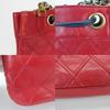 Used CHANEL Shoulder Bag Bicolole Chain lambskin Red Mini bag