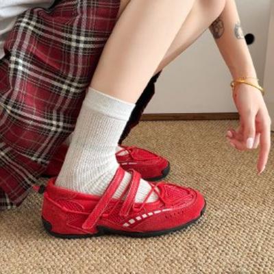 Sports Mary Jane Shoes 2025 New Soft Sole Non-slip Mesh Breathable Casual Women's Singles Shoes