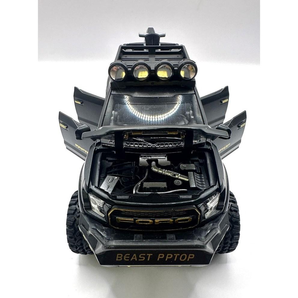 Ford Beast Raptor Off-Road 1:24 Druckguss-Modellautos, Rot