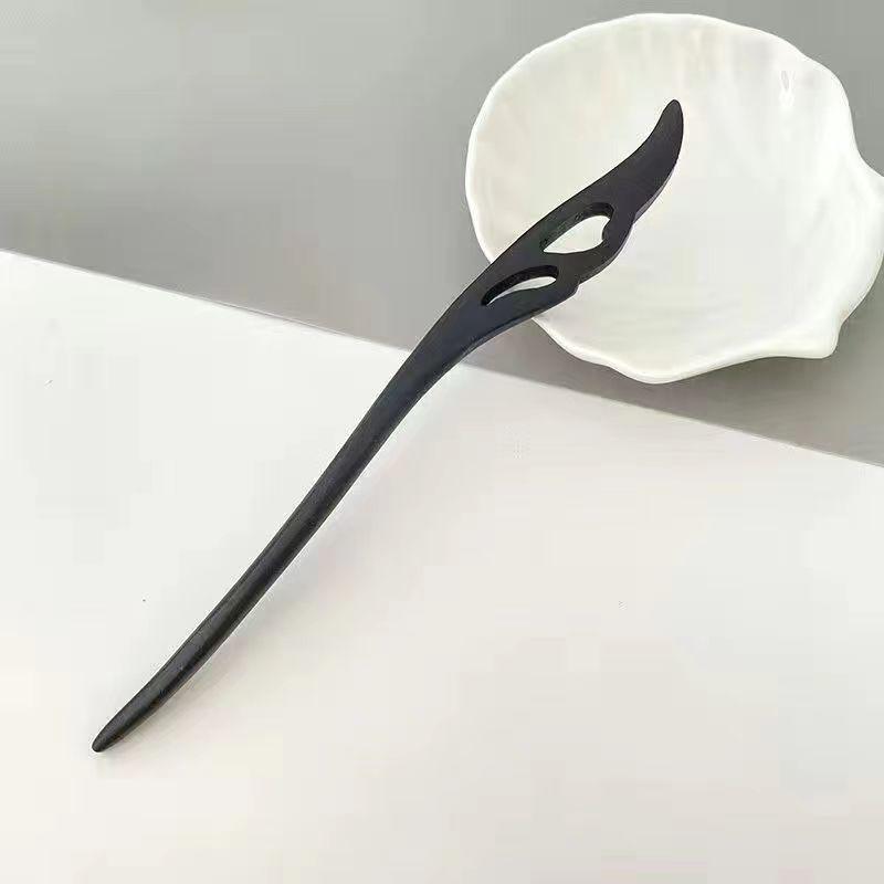 Antique-Style Wooden Hairpins: Chinese Qipao & Hanfu Headdress Accessories, Handmade for Hair Styling