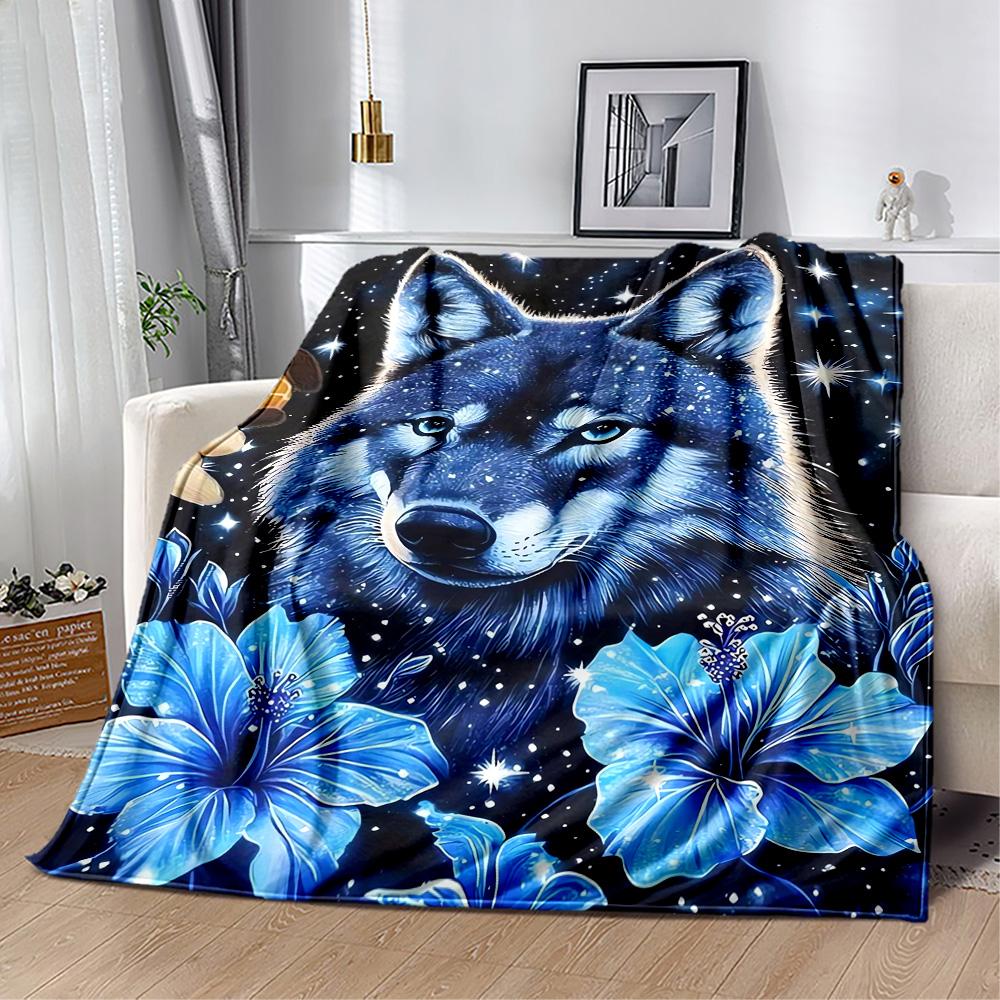 1pc Butterfly and Roses Blanket Soft Comfortable Lightweight All Season Multi Purpose Blanket Travel Camping Picnics Sofa Office Bed Living Room Gift