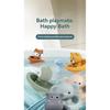 Stackable Animal Float Boats for Babies – Bath Time Water Play Set with Stacking & Finger Toy Features, BPA-Free & Soft Silicone