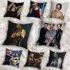 Close J-Jonas Brothers Art Pillow Case Square Double-Sided Printing Short Plush Sofa Cushion Cover Bedroom Bedside Pillow