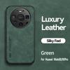 KEYSION Luxury Retro PU Leather Case for Huawei Mate 80 Pro Soft Silicone+PC Shockproof Phone Back Cover for Huawei Mate 80 Pro