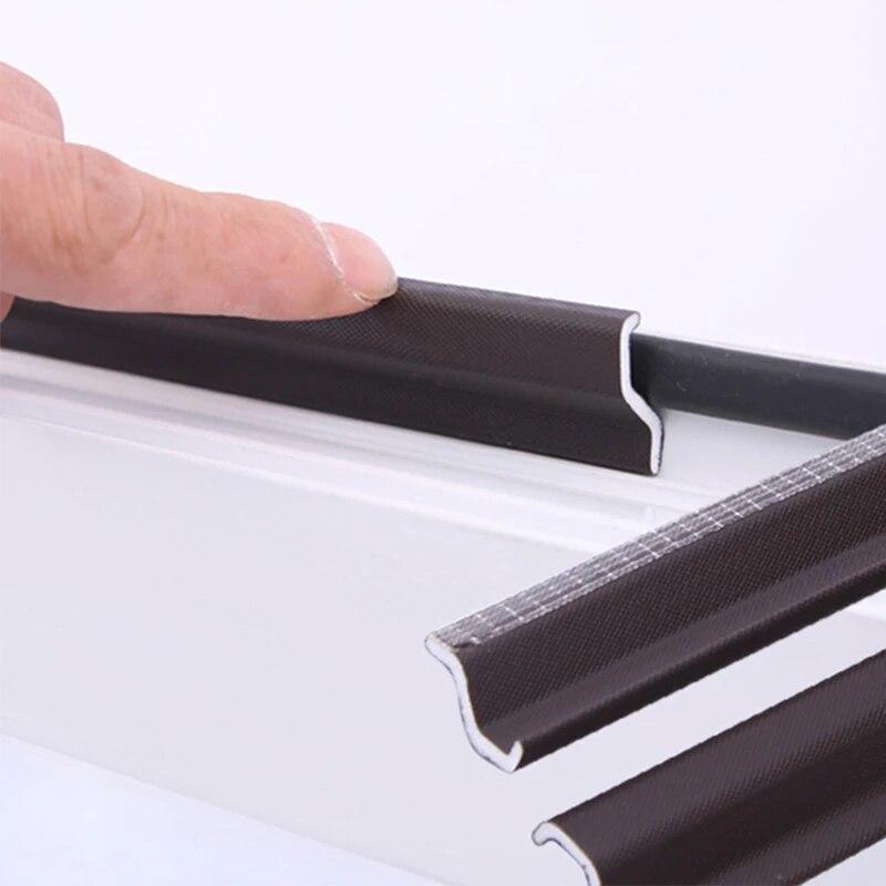 1 Piece Plastic Steel Aluminum Alloy Casement Window Self-Adhesive Sealing Strip Sound Proofing Windows Aluminum Doors Handwork