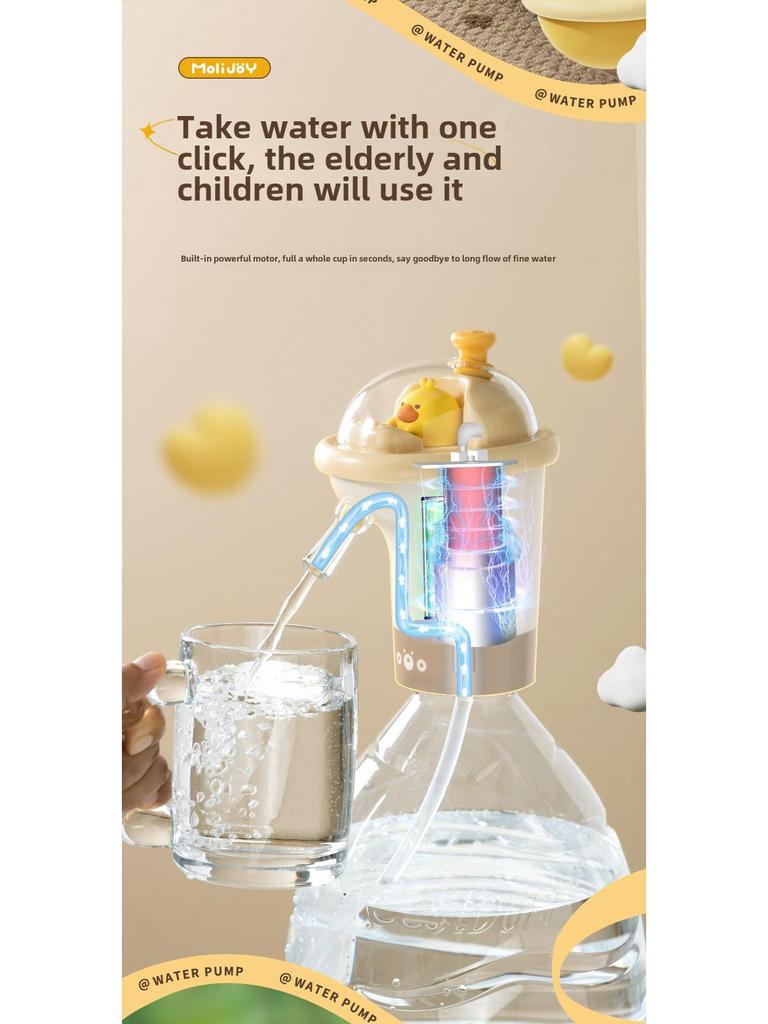 Electric Mineral Water Dispenser: Automatic Pump & Suction Device