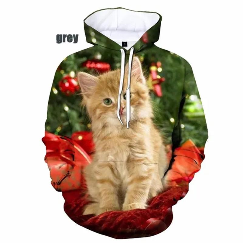 Толстовки с принтом 3D Санта-Клауса — фото 9