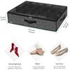 Under Bed Shoe Storage Box 12 to 16 pairs Shoes Organizer for Closet Underbed Shoe Containers with Clear Cover