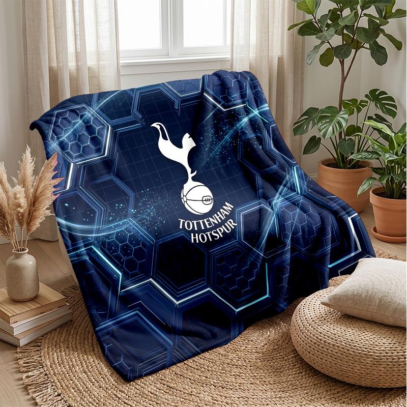 Tottenham Hotspur Theme blanket Soft Flannel Blanket Plush Throw Blanket Cozy Sofa Bed Blanket for Home Decor
