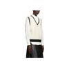 We11done Logo Metal Detail Knit Vest Ivory Unisex Outerwear Cream WD-KV1-21-612-U-IV