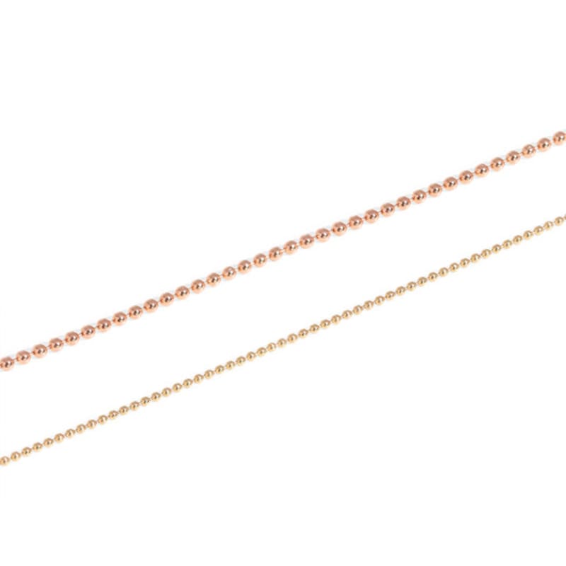 MAYBETOI 14k Basic Ball Chain Bracelet M