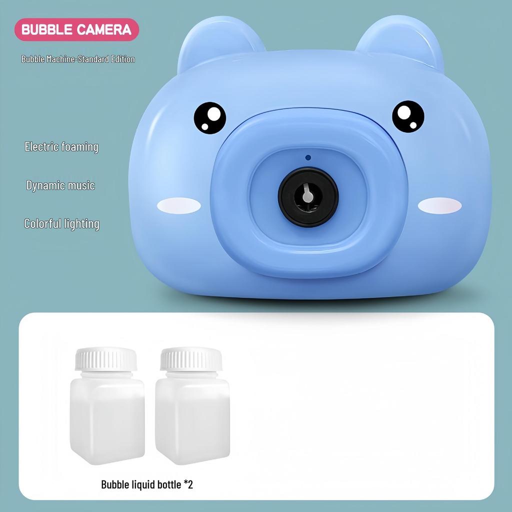 Popular Kid's 32-Hole Electric Bubble Gun - Automatic Handheld Toy for Bubbles