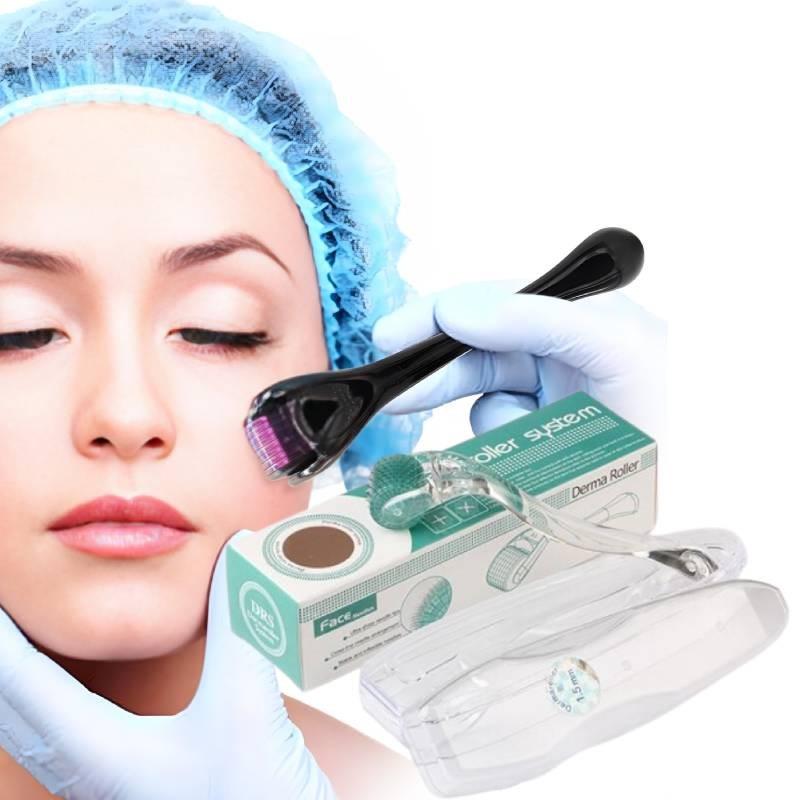 Roller Needles Micro Needle System Skin Anti Ageing Acne Stretch Cellulite Marks