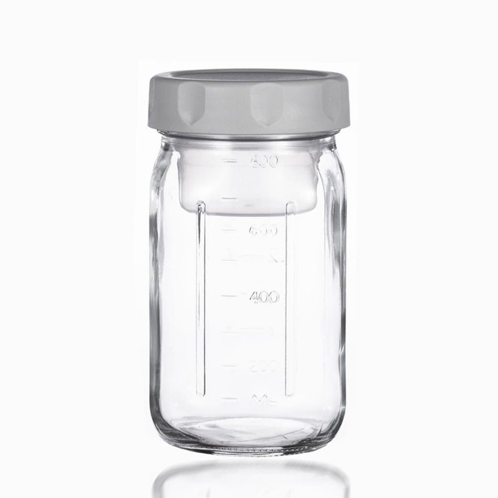 32OZ Glass Salad Jar Leakproof with Lid Salad Containers Sealed Dry Wet Separation Oat Jar For Picnic Office Fitness