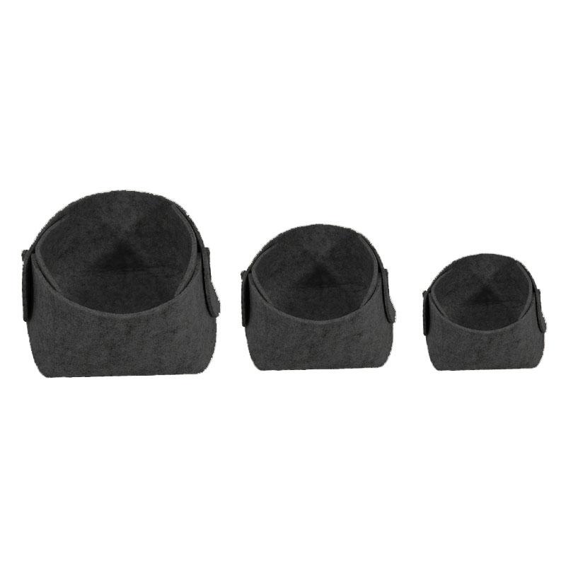 

3PCS Practical Felt Insert Bag Soft Pouch Inner Handbag Travel Purse Liner Portable Confidential Organizer 4Colors 2026 NWE