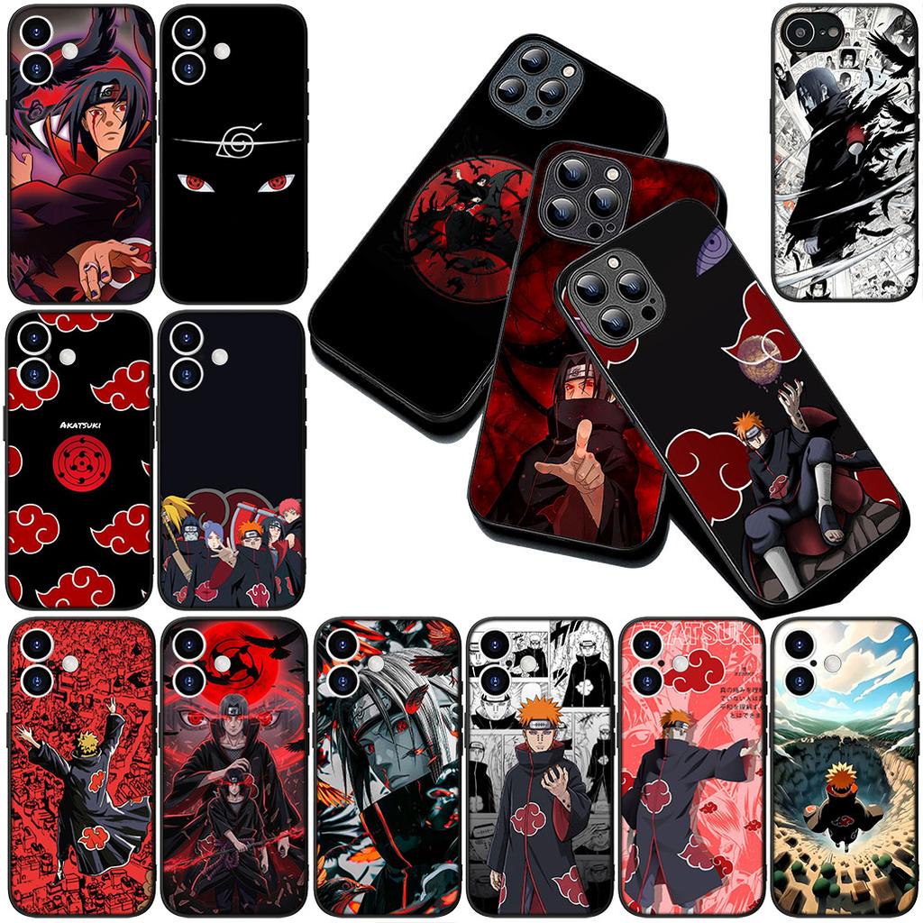 Hülle für Samsung Galaxy S24 S25 S23 FE Ultra Plus S7 Edge S25+ S23+ A56 5G Handyhülle Pain Akatsuki Narutos Itachi Uchiha
