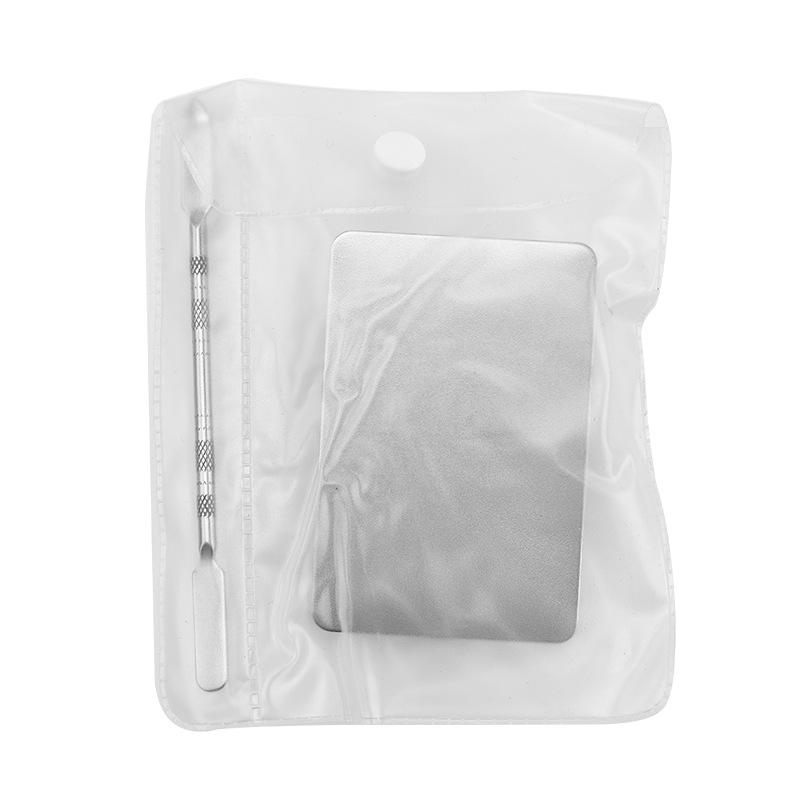 Stainless Steel Nail & Makeup Ring Palette Set