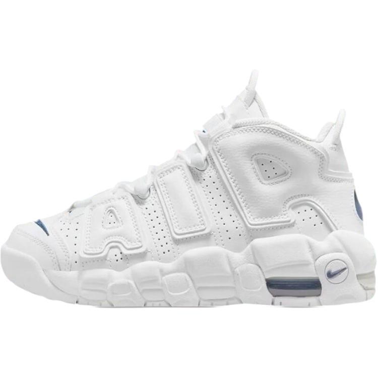 (GS) Nike Air More Uptempo  White Midnight Navy  Kids  DH9719-100 EU 35.5