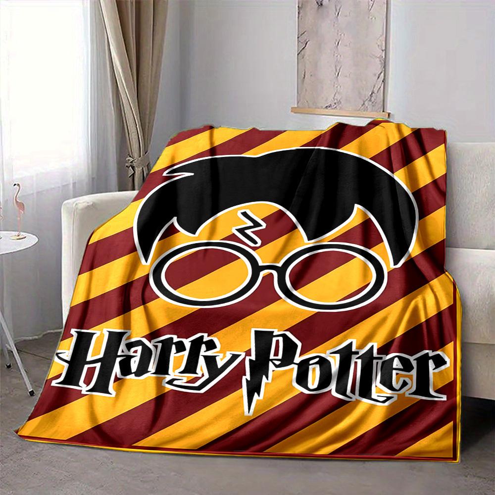 1 Stück Harry Potter Decke Leichte Flanell-Kuscheldecke für Sofa, Bett, Reisen, Camping, Wohnzimmer, Büro, Couch, Stuhl und Bett