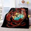 Coperta Dungeons Dragons Dadi Perfetta Per Tutte Le Stagioni Morbida Confortevole Divano Ufficio Pisolini Viaggi Regalo Festivo