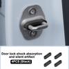 Ammortizzatore per Portiera Auto Fibbia Universale per Portiera Auto Smorzatore Fonoassorbente Cuscinetto Smorzatore Tampone Anti-Vibrazione 4 Pezzi