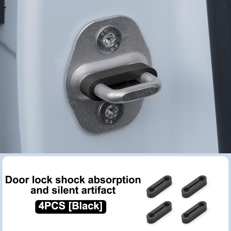 Ammortizzatore per Portiera Auto Fibbia Universale per Portiera Auto Smorzatore Fonoassorbente Cuscinetto Smorzatore Tampone Anti-Vibrazione 4 Pezzi