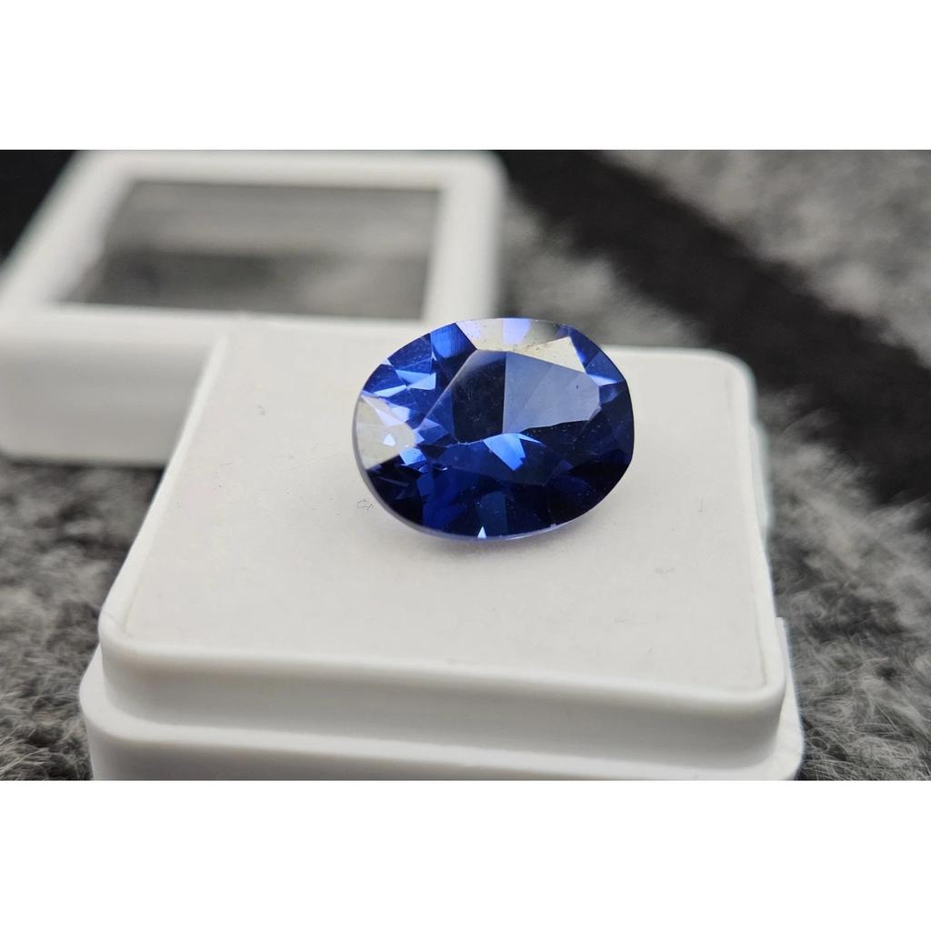 Certified Natural Blue Tanzanite Oval Cut 7-8 Ct Fabulous Loose Gemstone