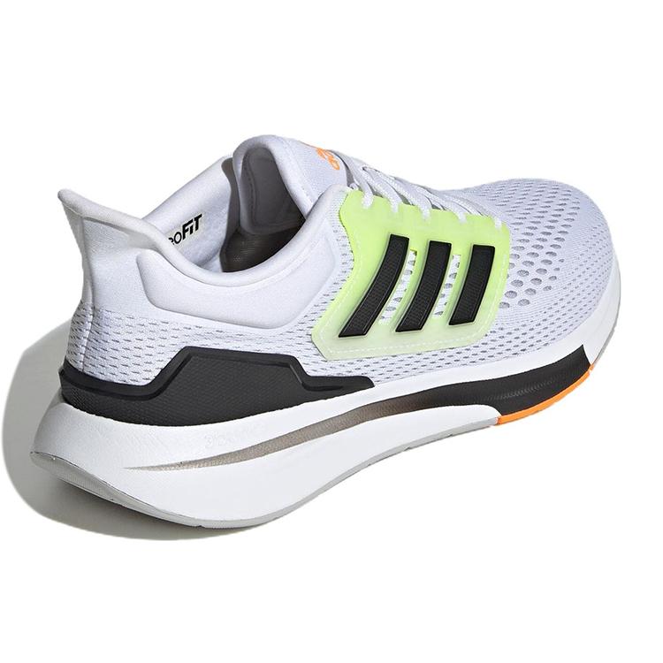 Adidas EQ21 Run Mesh Abrasion Resistant Low top Training Running Shoes Men's Gray Black Green GZ6868