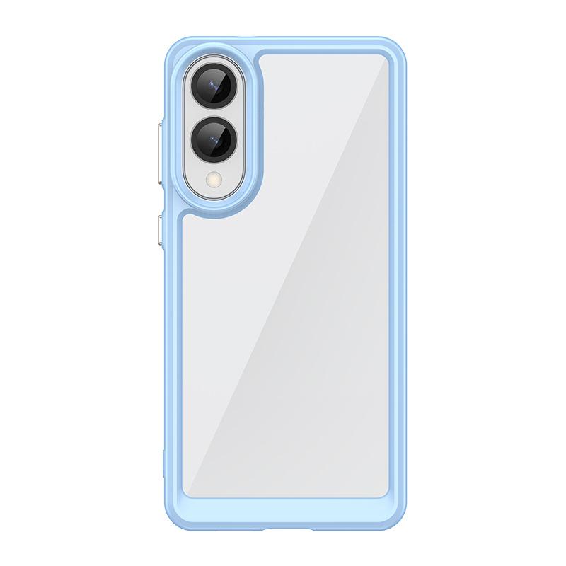 

Samsung Galaxy S25 Slim Case, Clear Transparent Phone Case Cover for Samsung Galaxy S25 Slim світло-синій колір