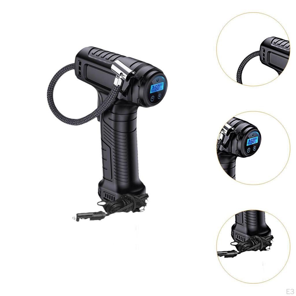 Tragbare Auto-Reifenpumpe mit Kabel Luftkompressor 150PSI für Poolspielzeug