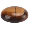 20 Pcs Yellow Tiger Eye Stone Natural Cabochons Oval Flatback Dome Beads for Jewelry Making