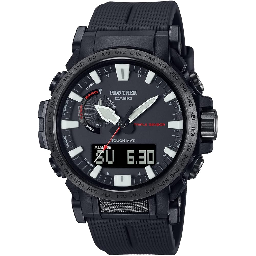 

Casio Pro Trek PRW-61Y-1BJF Men s Black Solar Radio Watch Biomass Plastic Construction