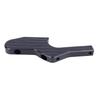 Ribbed Motorcycle Footboard Extensions for GTS300, Black Left and Right Set for Original Footrest Replacement or Modification Tasks