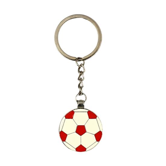 Keychain Pendant, Thickened Stainless Steel Bottle Opener Key Chain, Football Pattern Waterproof Multifunctional Key Ring Fan Gift Bar Accessory