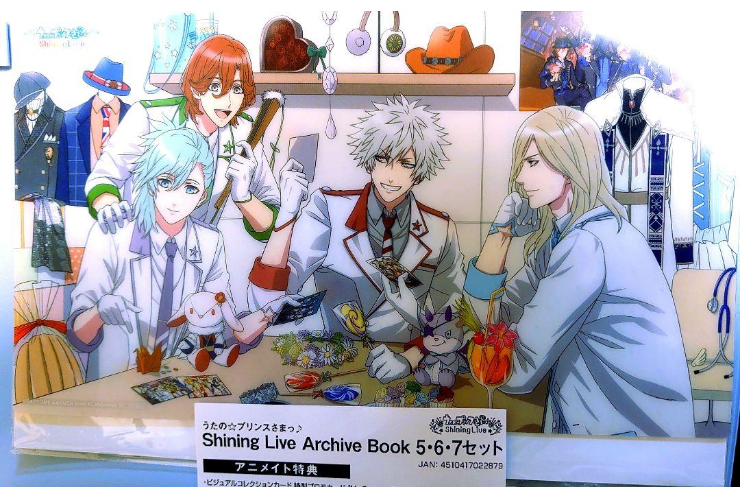 

[Б/У] Utapri Shiny Live Archive Book Прозрачный визуальный лист Animate